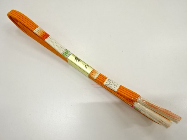 JAPANESE KIMONO / UNUSED HAND-TIED OBIJIME